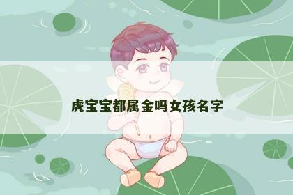 虎宝宝都属金吗女孩名字