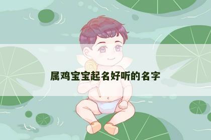 属鸡宝宝起名好听的名字