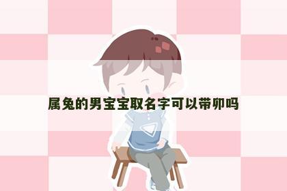 属兔的男宝宝取名字可以带卯吗