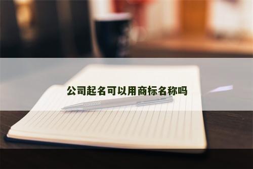 公司起名可以用商标名称吗