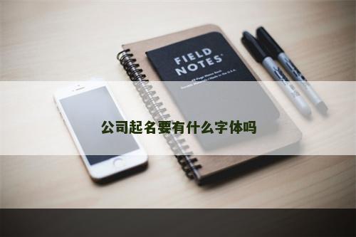 公司起名要有什么字体吗