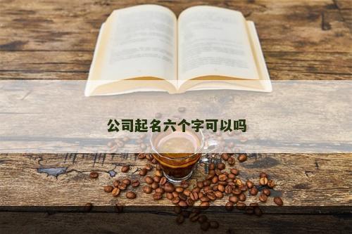公司起名六个字可以吗
