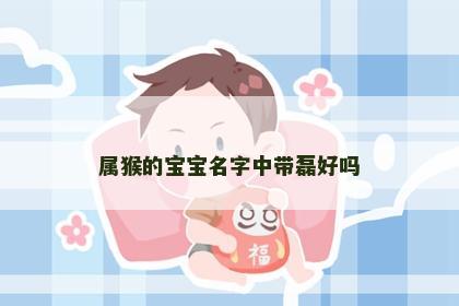 属猴的宝宝名字中带磊好吗