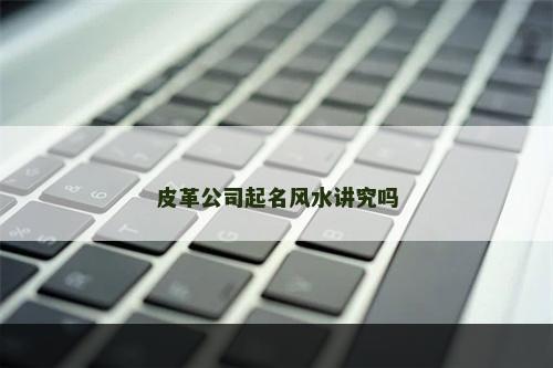 皮革公司起名风水讲究吗