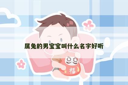 属兔的男宝宝叫什么名字好听